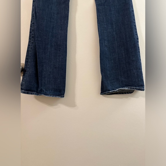 Citizens of Humanity Dark Wash Low-Rise Flared Jeans - Picture 4 of 10